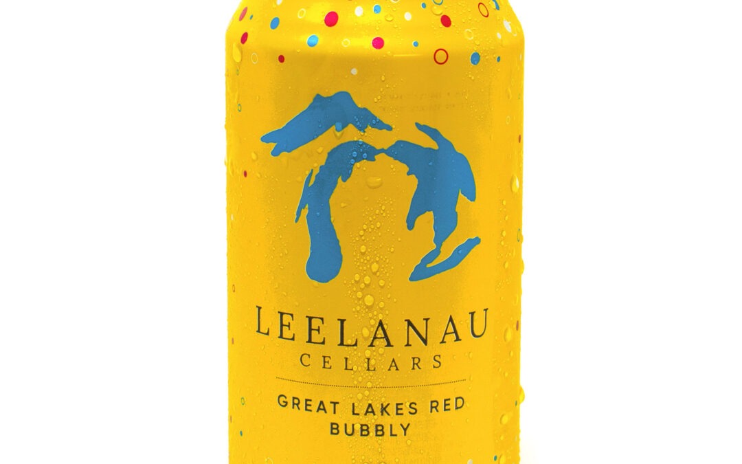 Great Lakes Red Bubbly Canned Wine